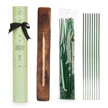 Coffret Encens & Support "30 Batons" 30 cm Multicolore