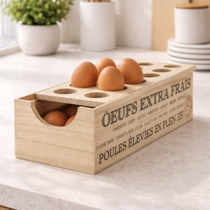 Boite a Oeufs "12 Compartiments" 32 cm Naturel