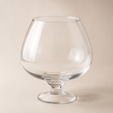 Coupe boule sur pied "Vida" 26cm Transparent