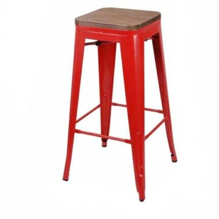 Tabouret De Bar "Liv" 78 cm Rouge