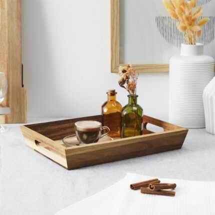 Plateau De Service "Bambou" 45cm Naturel