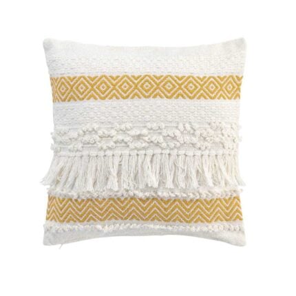 Coussin Déco "Zya" 40X40 cm Moutarde