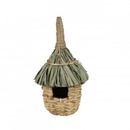 Nichoir Pour Oiseaux En Jute"Napolie" 30 cm Naturel