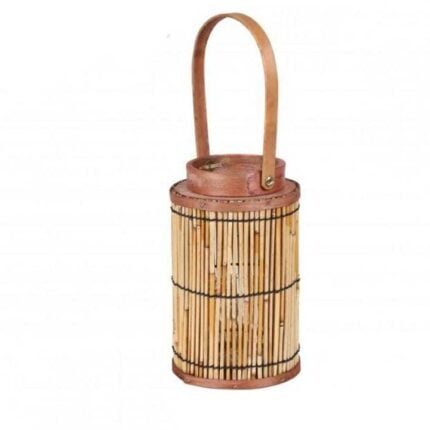 Lanterne Déco En Bambou "Talia" 35cm Naturel