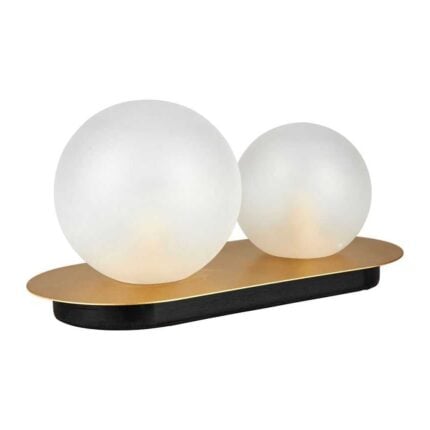 Lampe à Poser "Constellation" 25cm Blanc & Or