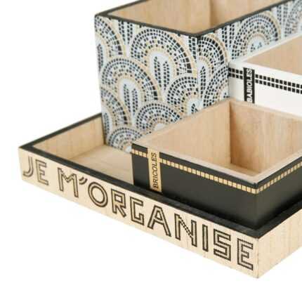 Organisateur Bureau "Oasis" 18cm Naturel