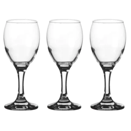 Lot de 3 Verres à Vin "Power" 20.5cl Transparent