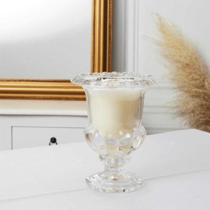 Bougie Parfumée Déco "Vase Médicis" 800g Pivoine