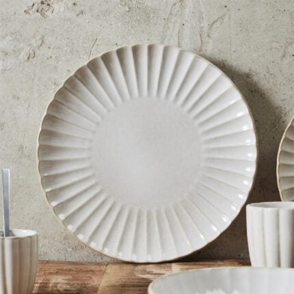Assiettes de Présentation "Vlora" 32cm Beige