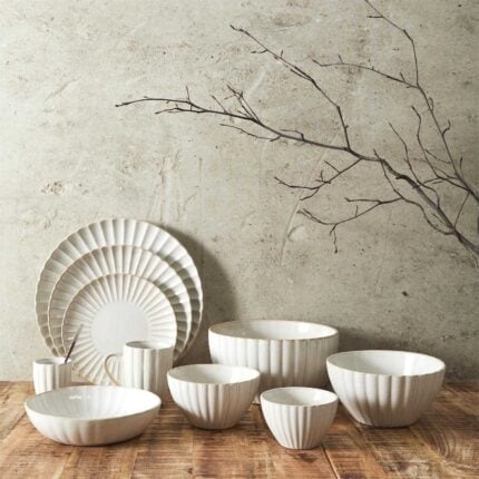 Assiettes de Présentation "Vlora" 32cm Beige