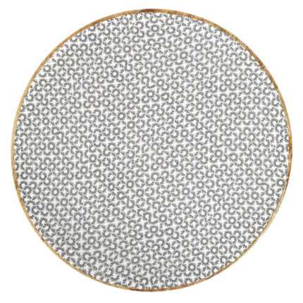 Assiette De Présentation "Géométrique" 35cm Naturel