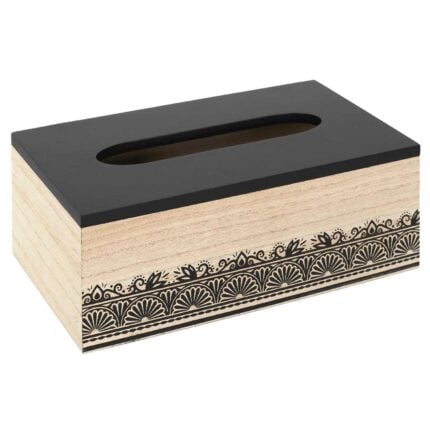 Boîte à Mouchoir "Mirage" 24cm Noir