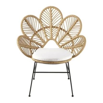 Fauteuil Design "Honolulu" 91cm Naturel