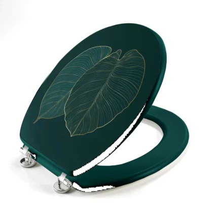 Abattant WC Imprimé "Jade" 46cm Vert