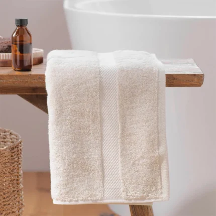 Serviette de Toilette "Elégance" 50x90cm Sable