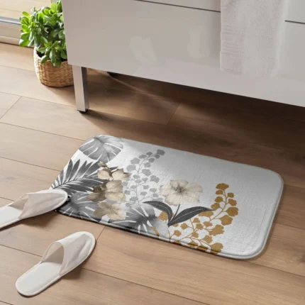 Tapis de Bain "Kelly" 45x75cm Blanc