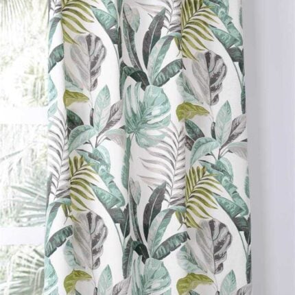 Rideau coton « Calathea » 140x250cm Celadon