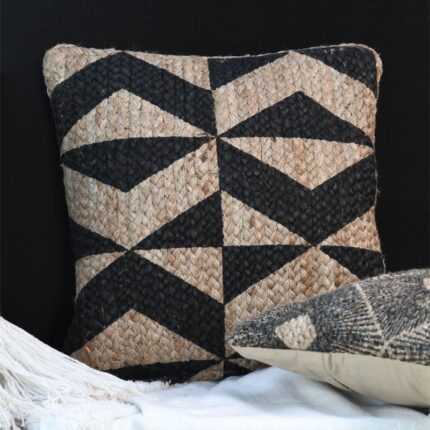 Coussin Déco «Rango» 40X40cm Noir