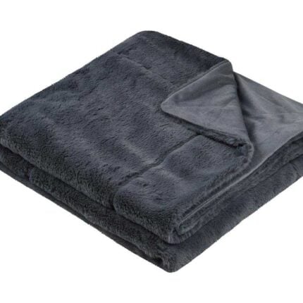 Plaid "Magnus" 130x160cm Anthracite