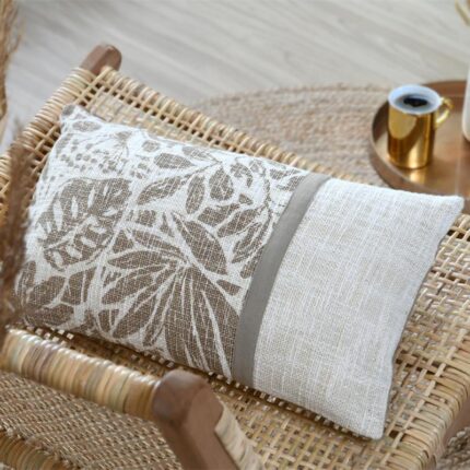 Coussin Déco « Hemera » 30x50cm Taupe