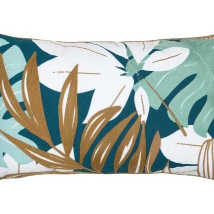 Coussin Déco "Aloha" 30x50cm Bleu