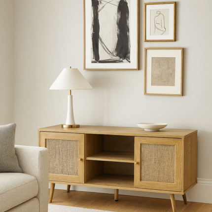 Meuble TV "Bali" 120cm Naturel