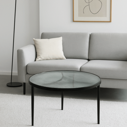 Table Basse Design "Berlin" 80cm Noir