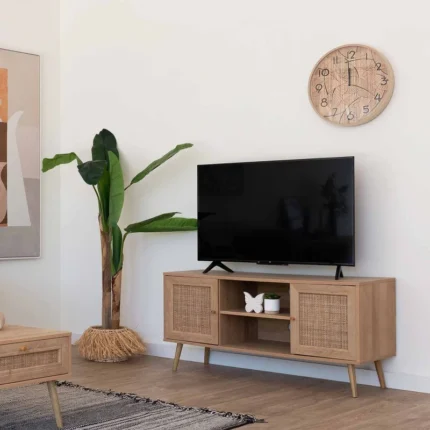 Meuble TV "Bali" 120cm Naturel