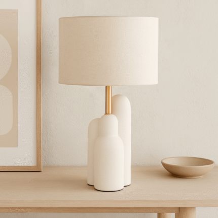Lampe à Poser "Dune" 45cm Blanche
