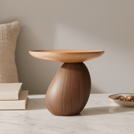 Vide-poche décoratif en résine "Rustic" 20cm Marron