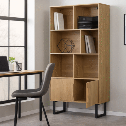 Bibliothèque Design "Calypso" 180cm Marron
