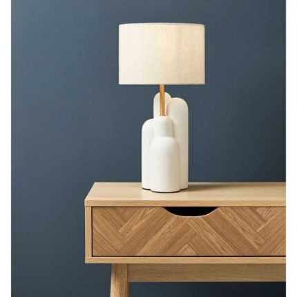 Lampe à Poser "Dune" 45cm Blanche
