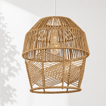 Suspension en Corde "Ajay" 30cm Naturelle