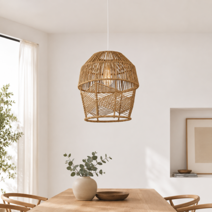 Suspension en Corde "Ajay" 30cm Naturelle