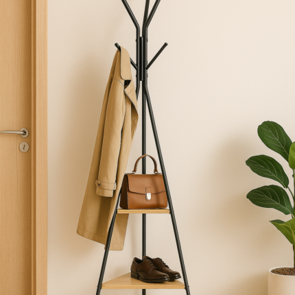 Porte-Manteaux Etagère «6 Patères» 180cm