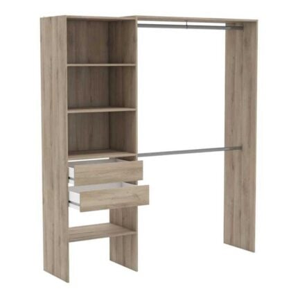 Dressing 2 Tiroirs "Lima" 205cm Naturel