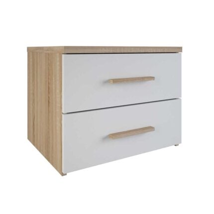 Table de Chevet "Sienne" 50cm Blanc