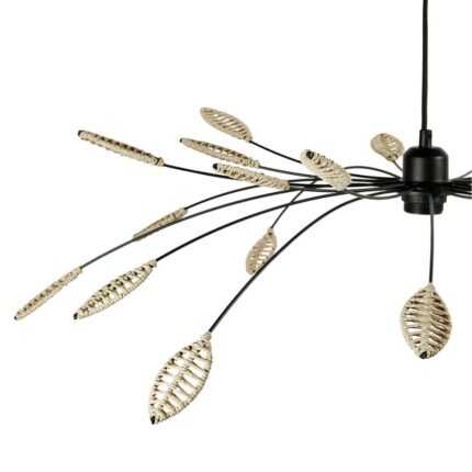 Suspension Métal et Corde "Ellisse" 85cm Naturelle