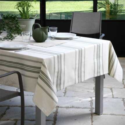 Nappe Coton "Chaumont" 140x240cm Naturel
