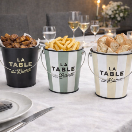 Seau De Table En Métal "Bistrot" 50cl