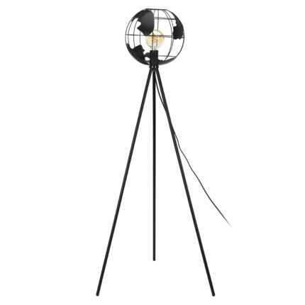 Lampadaire Design en Métal "Globe" 158cm Noir