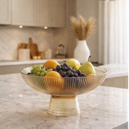 Coupe à fruits sur pied "Ambre" 1,1 L.