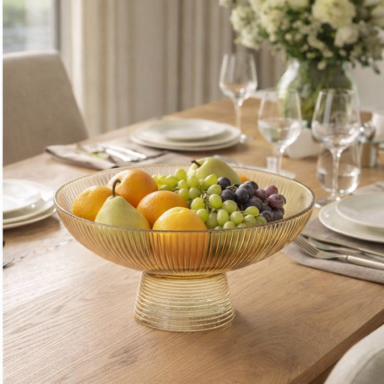 Coupe à fruits sur pied "Ambre" 1,1 L.