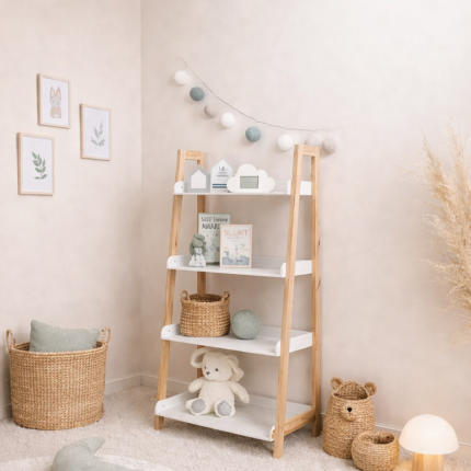 Étagère Enfant "Tim" 60cm Blanc