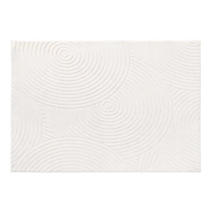 Tapis Déco Relief "Lazio" 120x170cm Naturel