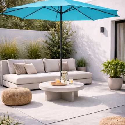 Parasol Inclinable "Sundaes" 300cm Turquoise
