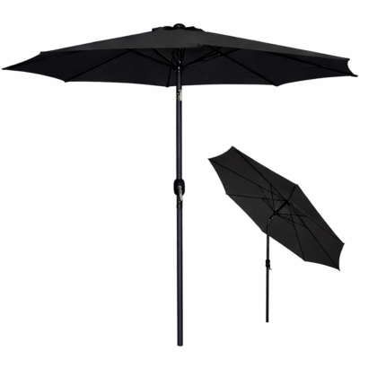 Parasol Inclinable "Sundaes" 300cm Noir