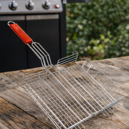 Panier Cuisson Barbecue "Summer" 55cm Argent