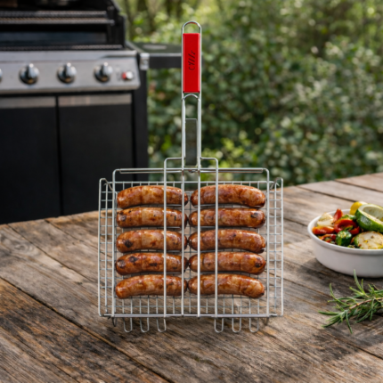 Panier Cuisson Barbecue "Summer" 55cm Argent