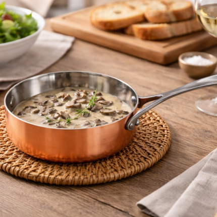 Plat individuel "Cassolette" 12cm Cuivre